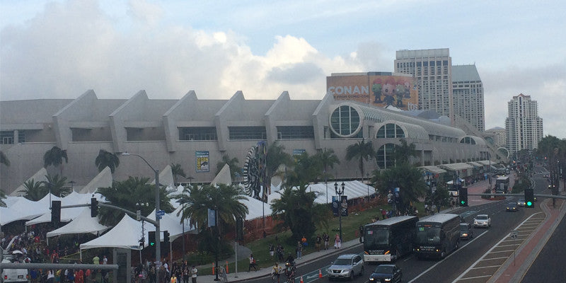 Arriving at San Diego Comic Con