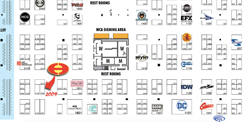 WonderCon Booth 2009