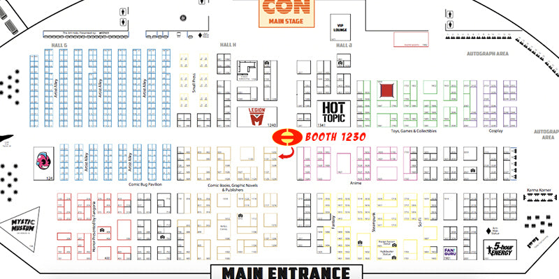 Where to find us at LA Comic Con