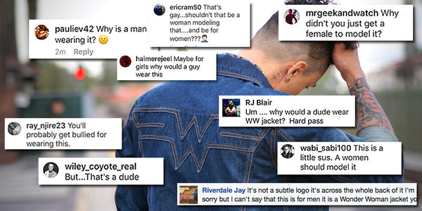 We made a Wonder Woman Jacket and guys hate it...