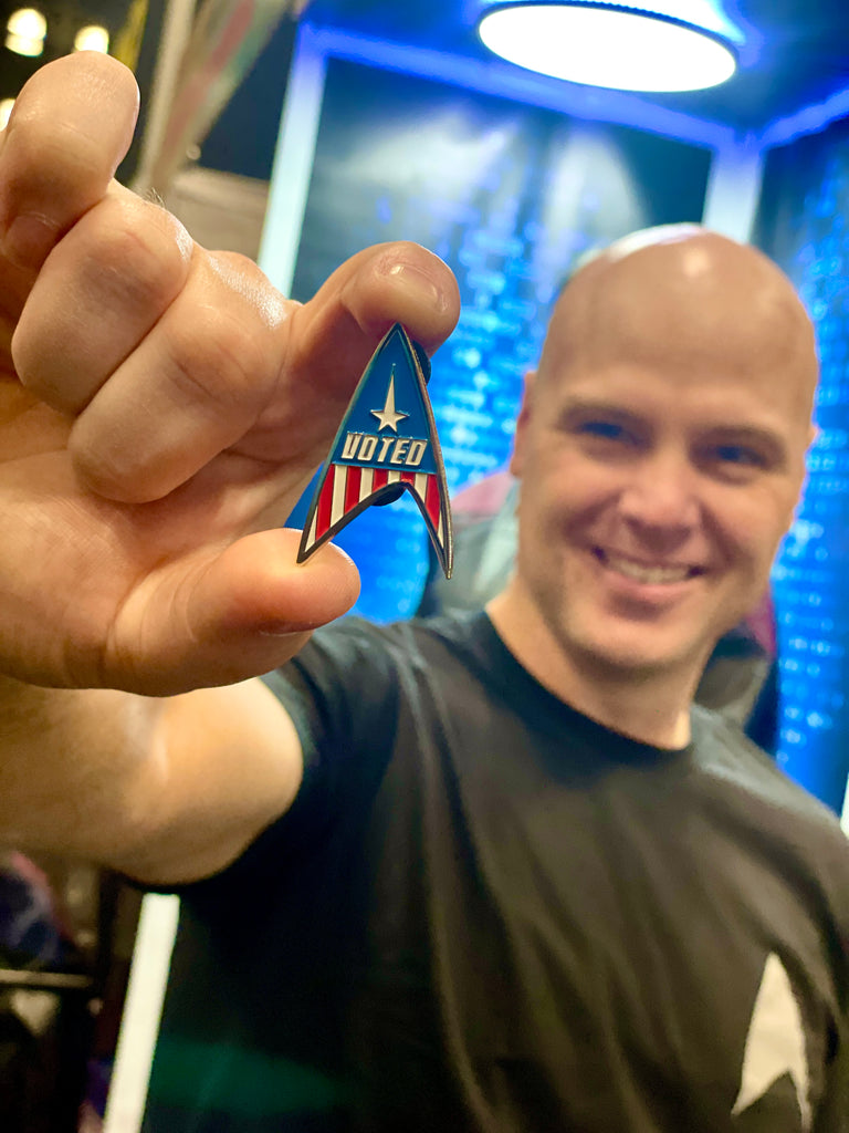 I Voted Starfleet Pin