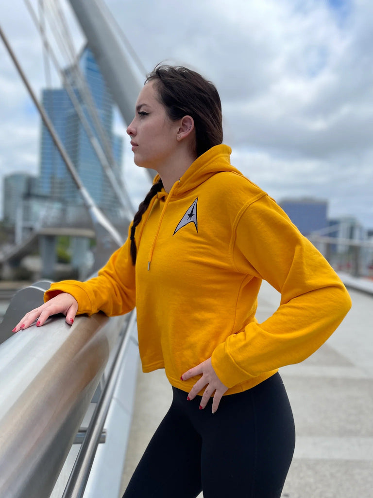 Boldly Go French Terry Crop Hoodie set