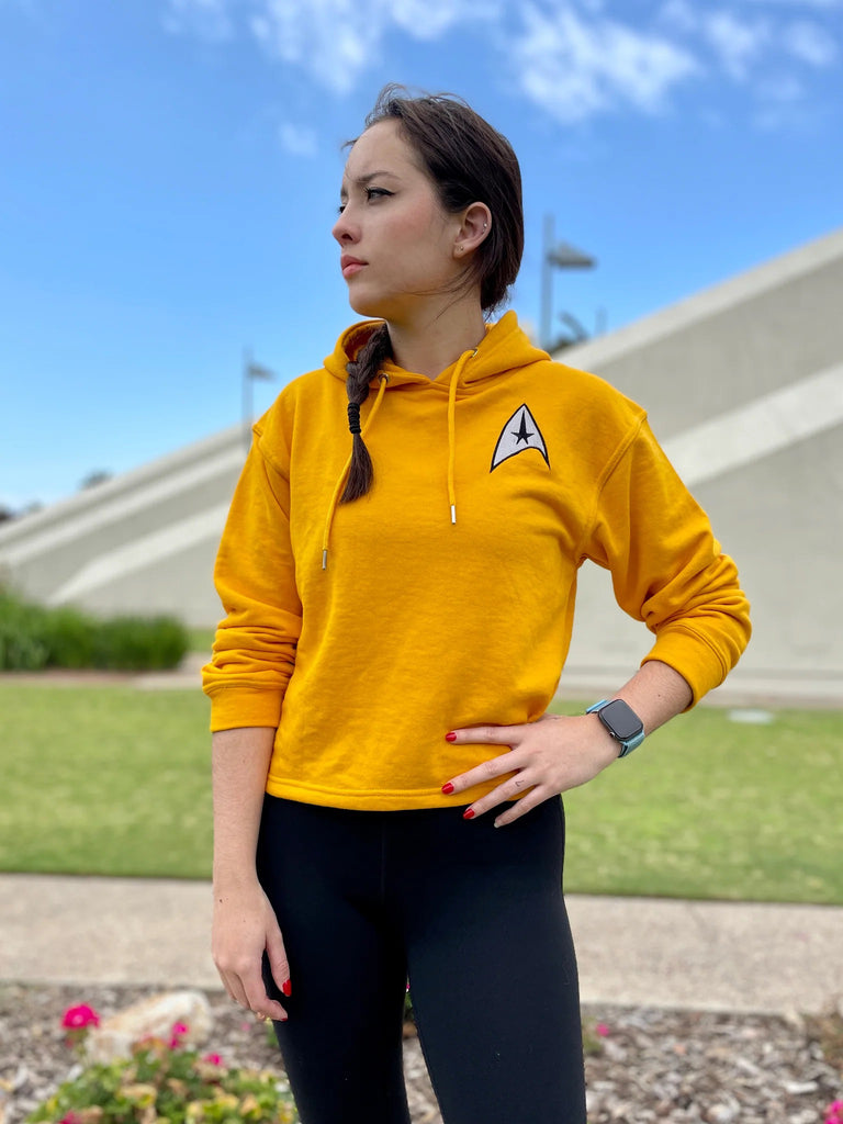 Boldly Go French Terry Crop Hoodie set