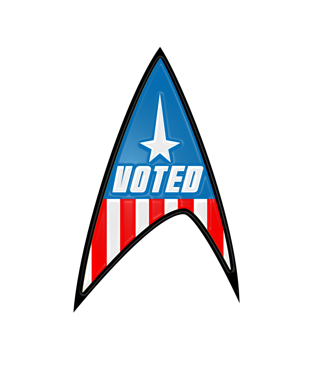 I Voted Starfleet Pin i-voted-starfleet-pin