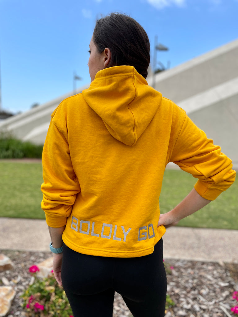 Boldly Go French Terry Crop Hoodie set