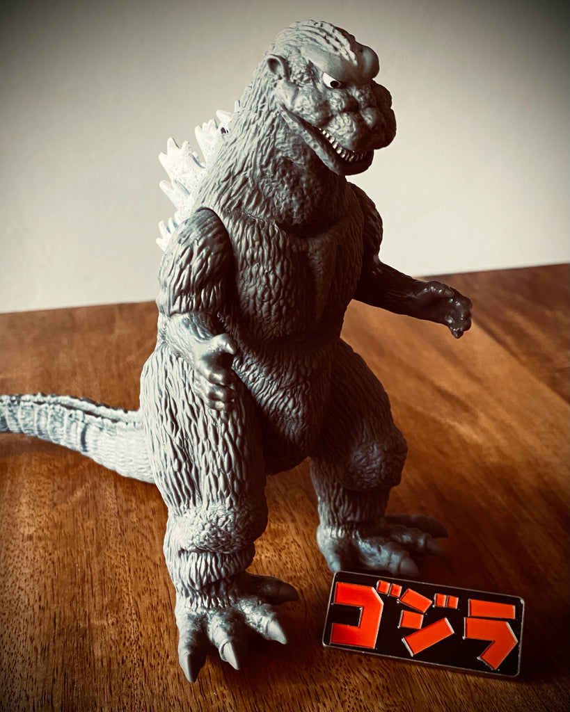 Godzilla Logo Pin