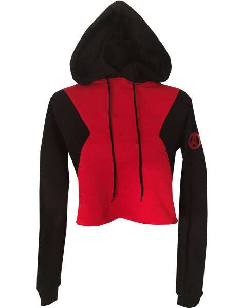 Black Widow Crop Hoodie - Hero Within