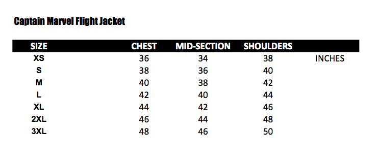 Captain Marvel Flight Jacket - Hero Within