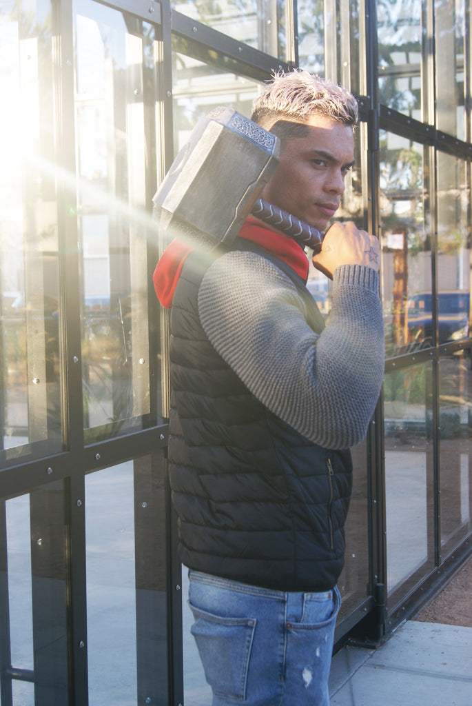 Thor Wool Knit Puffer Jacket - Hero Within