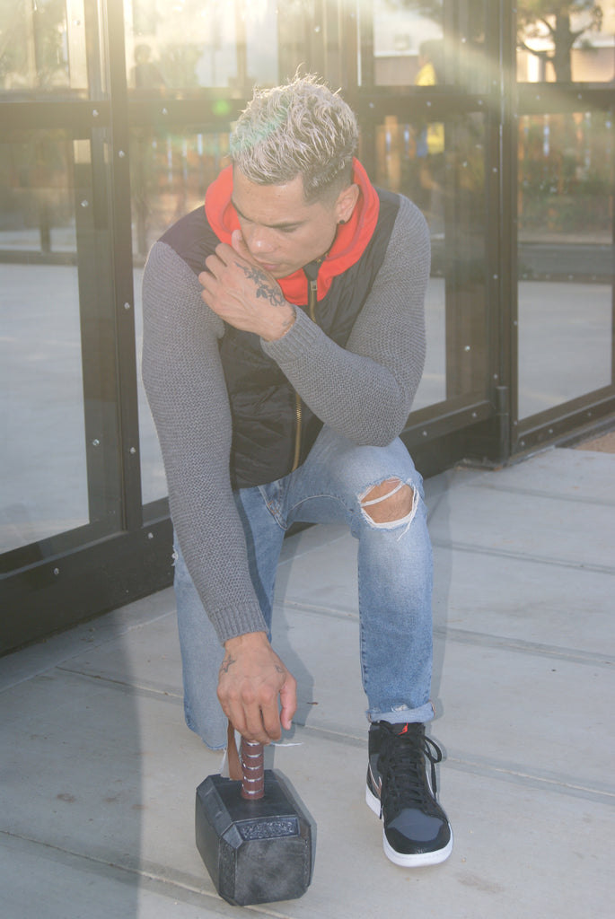 Thor Wool Knit Puffer Jacket - Hero Within