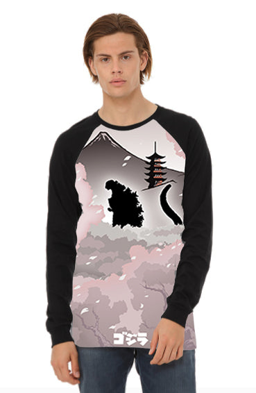 Godzilla Mount Fuji Jersey Shirt