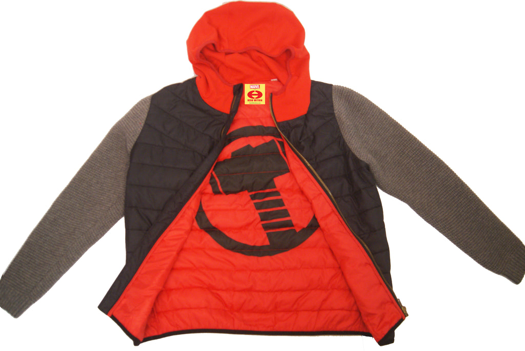 Thor Wool Knit Puffer Jacket - Hero Within