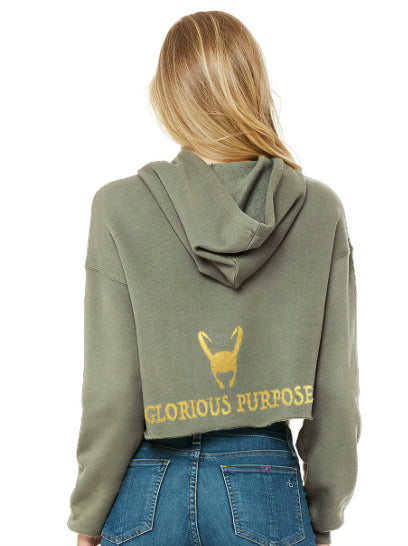 Loki Cropped Hoodie - Hero Within
