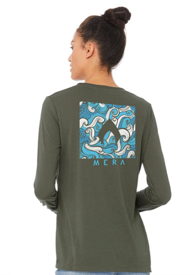 Mera Side Slit Long Sleeve Tee - Hero Within