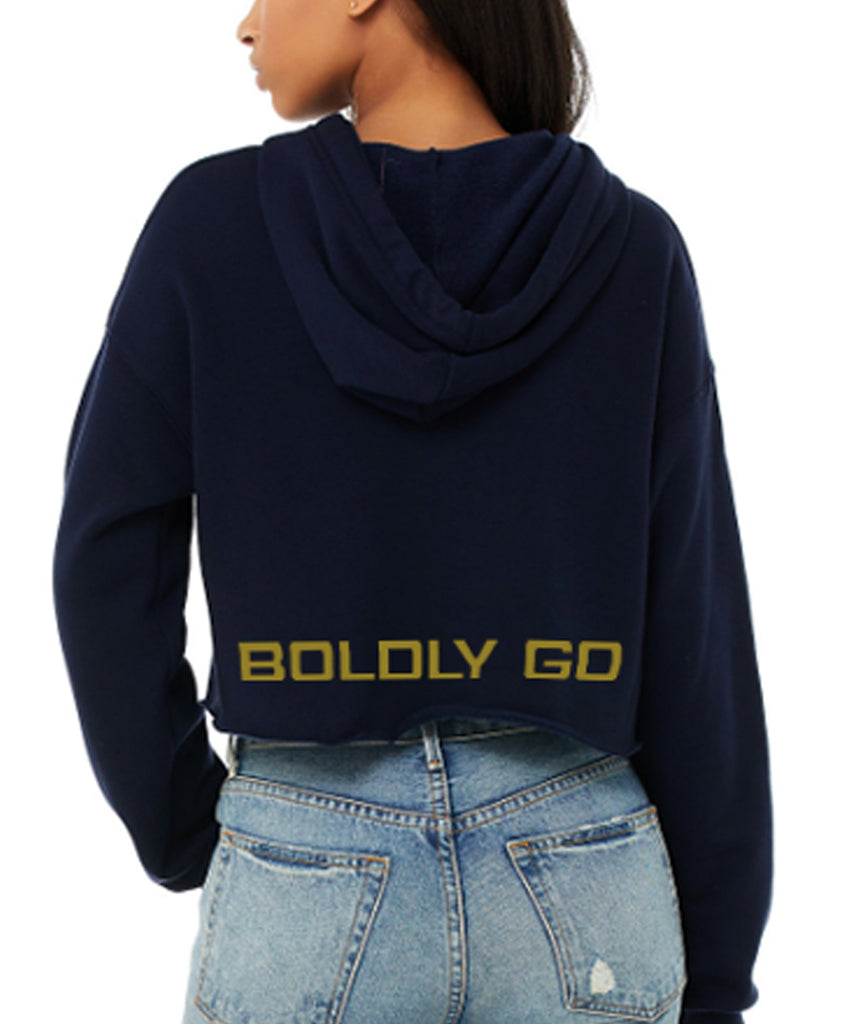 Boldly Go French Terry Crop Hoodie set