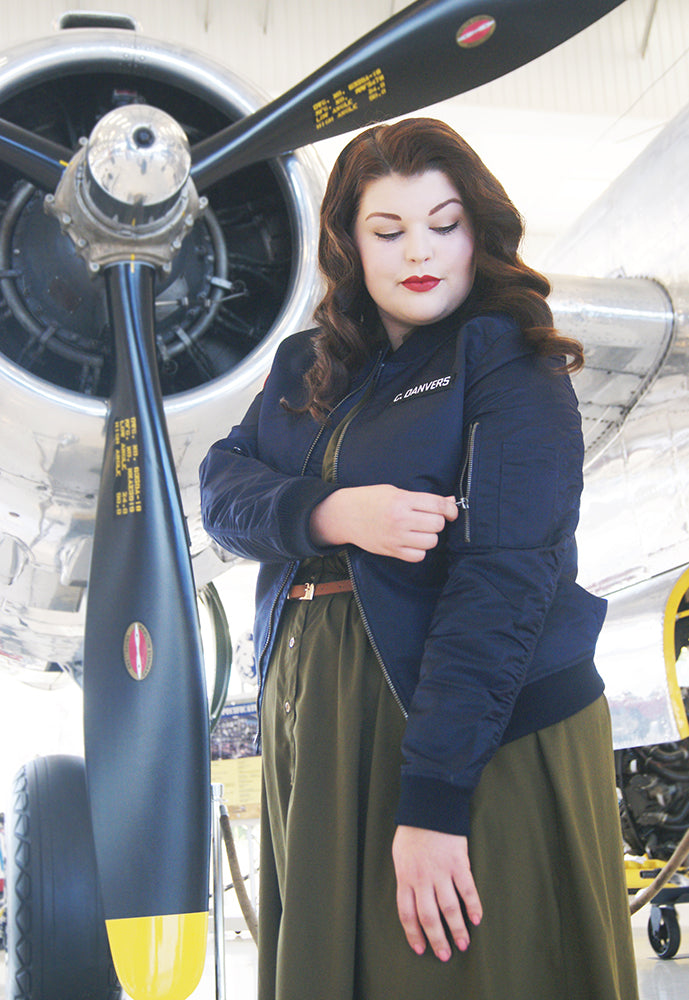 Captain Marvel Flight Jacket - Hero Within