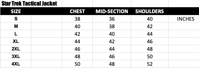 Star Trek Customizable Tactical Jacket | Hero Within