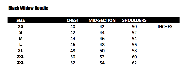 Black Widow Crop Hoodie - Hero Within