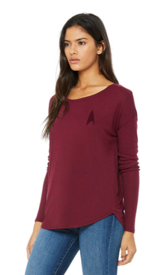 Starfleet Flowy Long Sleeve Shirt - Hero Within