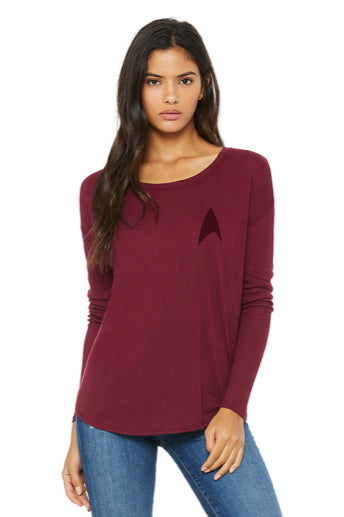 Starfleet Flowy Long Sleeve Shirt - Hero Within