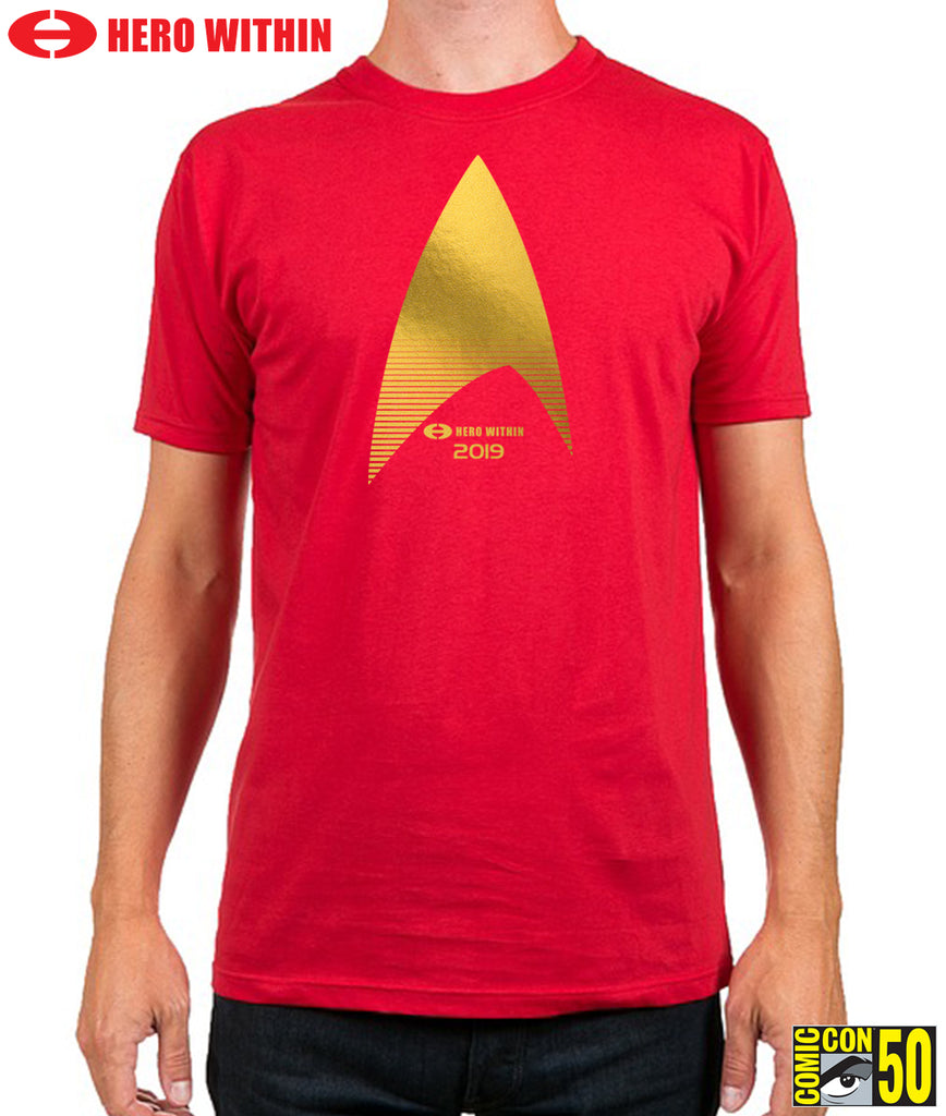 Star Trek Gold Foil Logo Tee - Hero Within