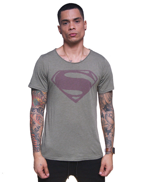 Superman Distressed  Fashion Shirt - Hero Within