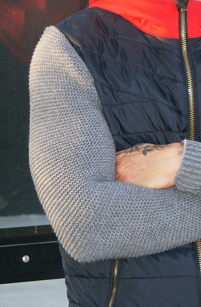 Thor Wool Knit Puffer Jacket - Hero Within