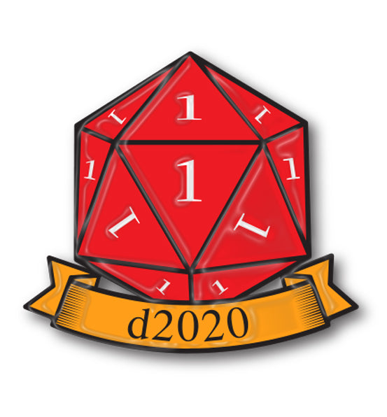 d2020 Dice Pin